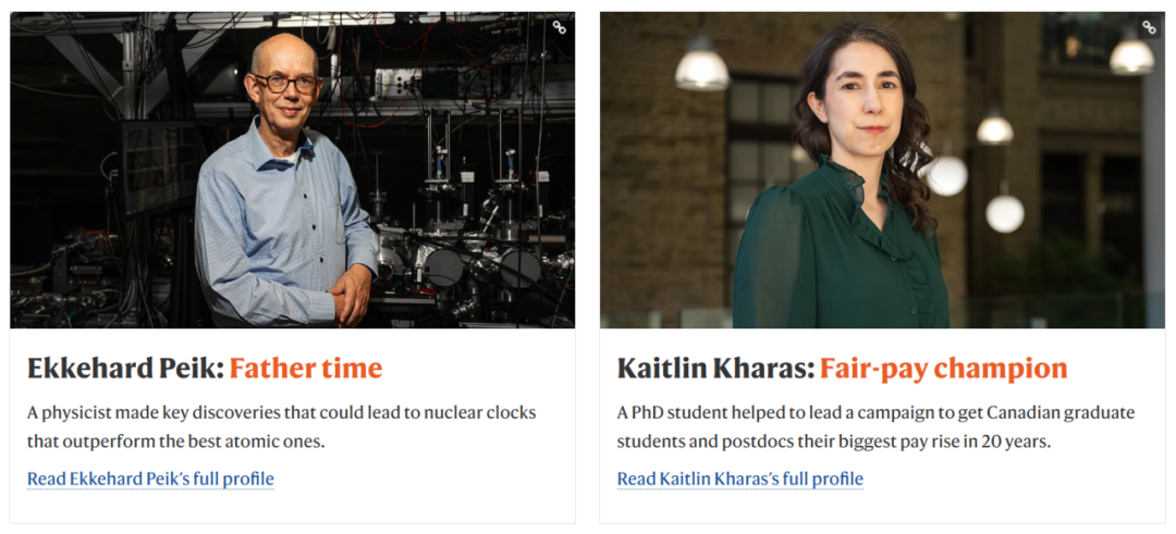 Nature评2024十大推动科学发展人物,两位中国科学家入选